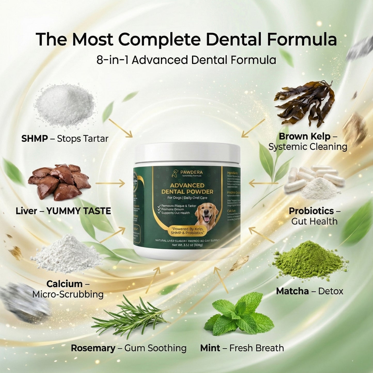 Pawdera Advanced Dog Dental Powder